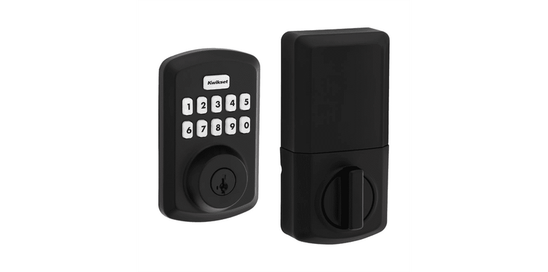 Kwikset Powerbolt 250 Transitional Keypad Electronic Lock with SmartKey in Iron Black finish