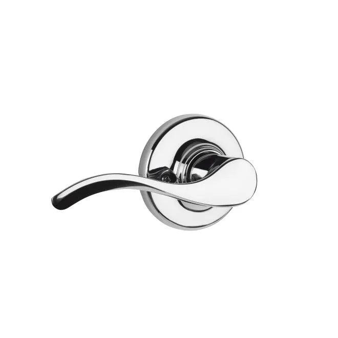 Kwikset Left Hand Balboa Lever Half Dummy in Polished Chrome finish