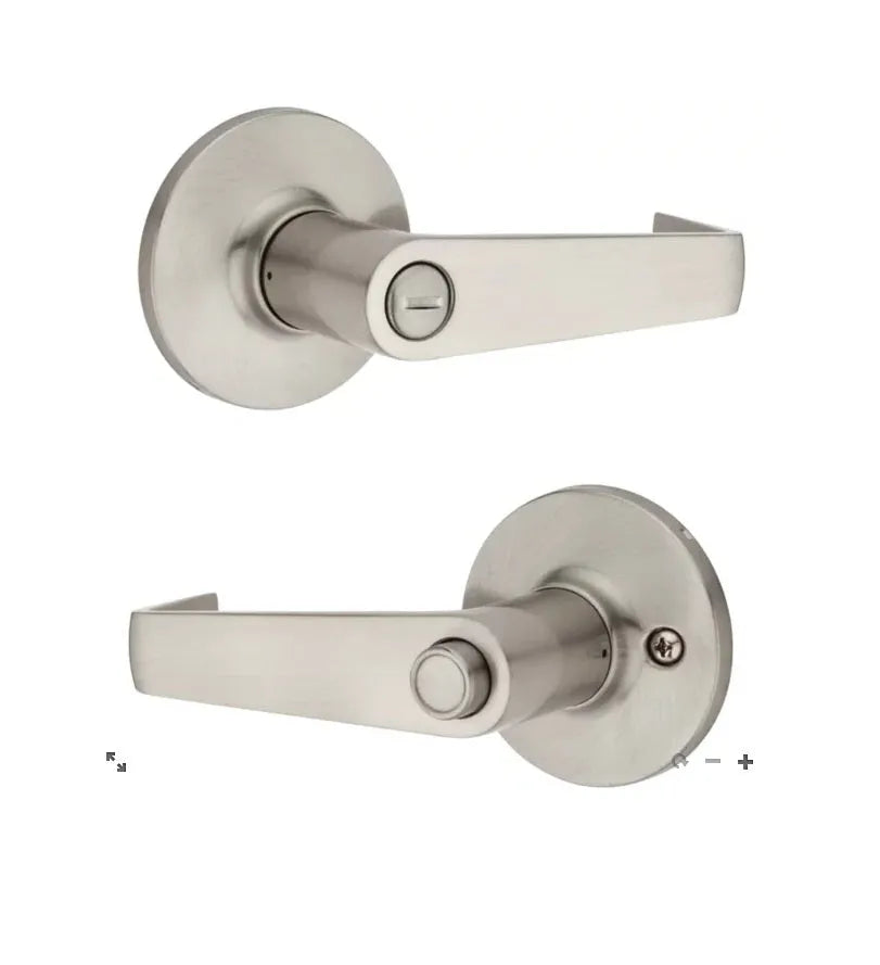 Kwikset Light Commercial Carson Lever Satin Nickel