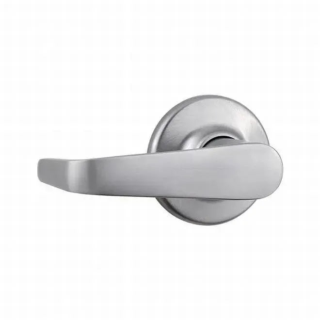 Kwikset Light Commercial Kingston Lever Half Dummy in Satin Chrome finish