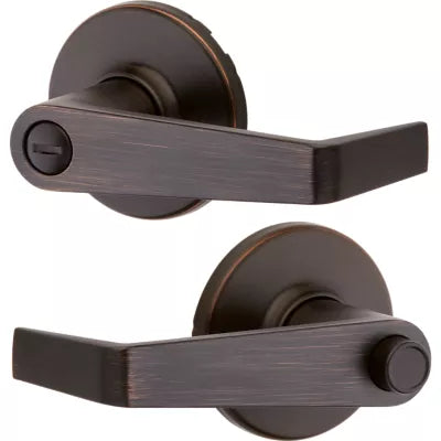 Kwikset Light Commercial Kingston Lever Venetian Bronze