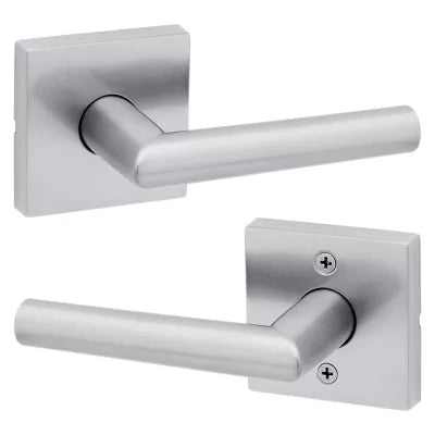 Kwikset Milan Lever with Square Rosette