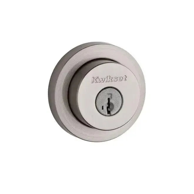 KwiksetKwikset Milan Round Rosette Deadbolt With SmartKey in 
