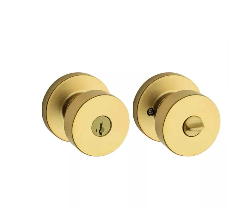 KwiksetKwikset Pismo Knob with Round Rosette in 