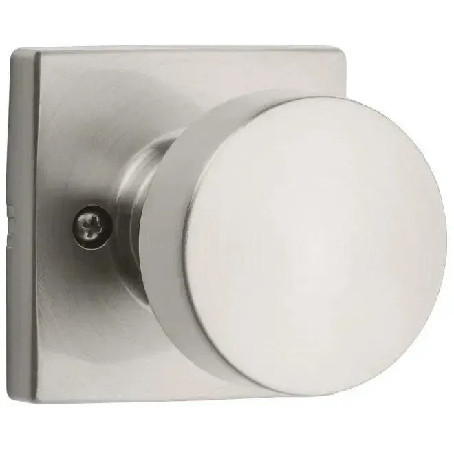 KwiksetKwikset Pismo Knob with Square Rosette in 