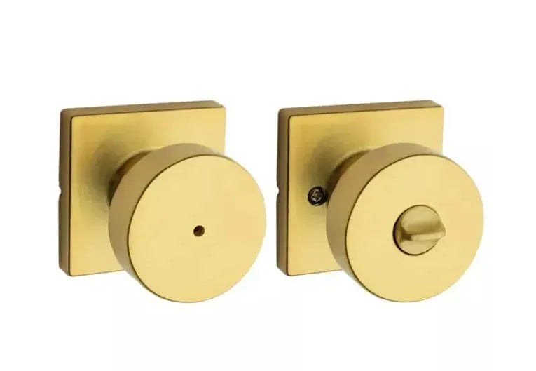 KwiksetKwikset Pismo Knob with Square Rosette in 