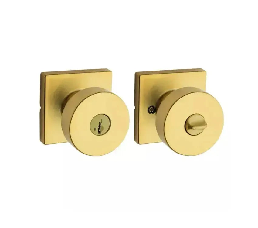 KwiksetKwikset Pismo Knob with Square Rosette in 