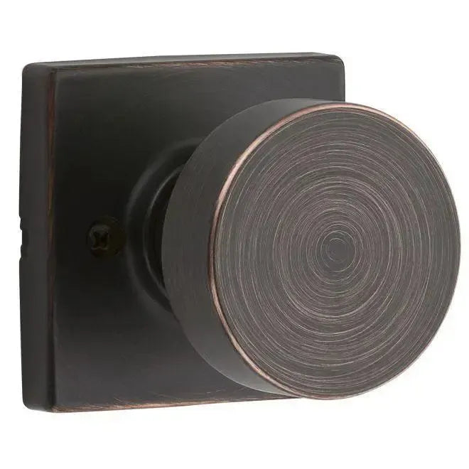 KwiksetKwikset Pismo Knob with Square Rosette in 