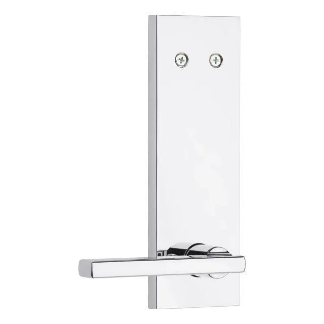 Kwikset Dummy Interior Halifax Lever Trim With Square Full Escutcheon - Exterior Trim Sold Separately in Polished Chrome finish