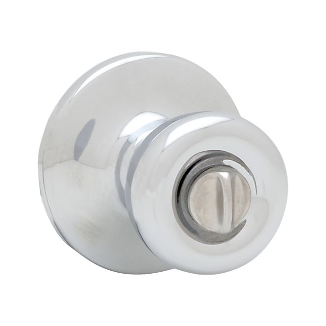 Kwikset Tylo Privacy Door Knob in Polished Chrome finish