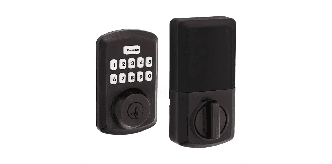 Kwikset Powerbolt 250 Transitional Keypad Electronic Lock with SmartKey Venetian Bronze