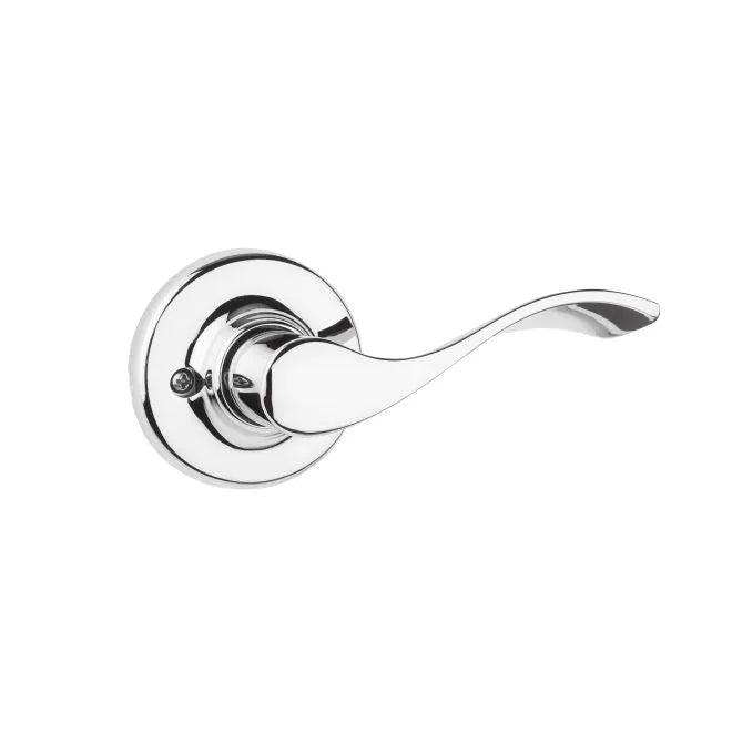 Kwikset Right Hand Balboa Lever Half Dummy in Polished Chrome finish