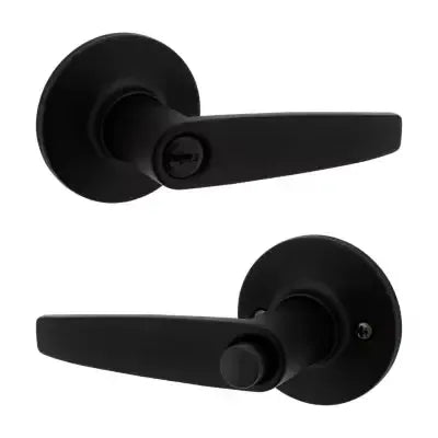 KwiksetKwikset Safe Lock Winston Lever with Round Rosette in 