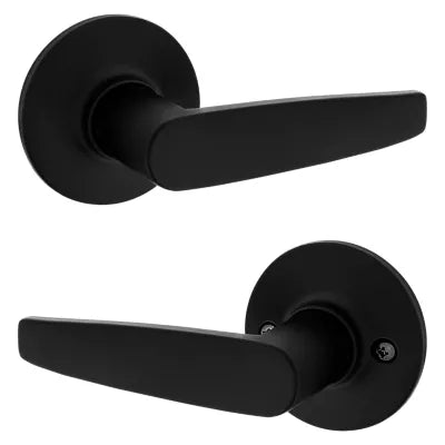 Kwikset Safe Lock Winston Lever with Round Rosette