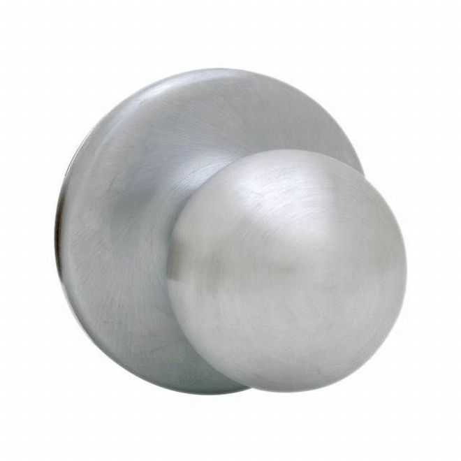 Kwikset Polo Passage Knob in Satin Chrome finish