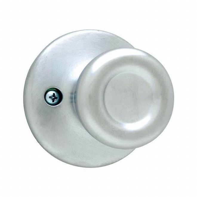 Kwikset Tylo Knob Half Dummy in Satin Chrome finish