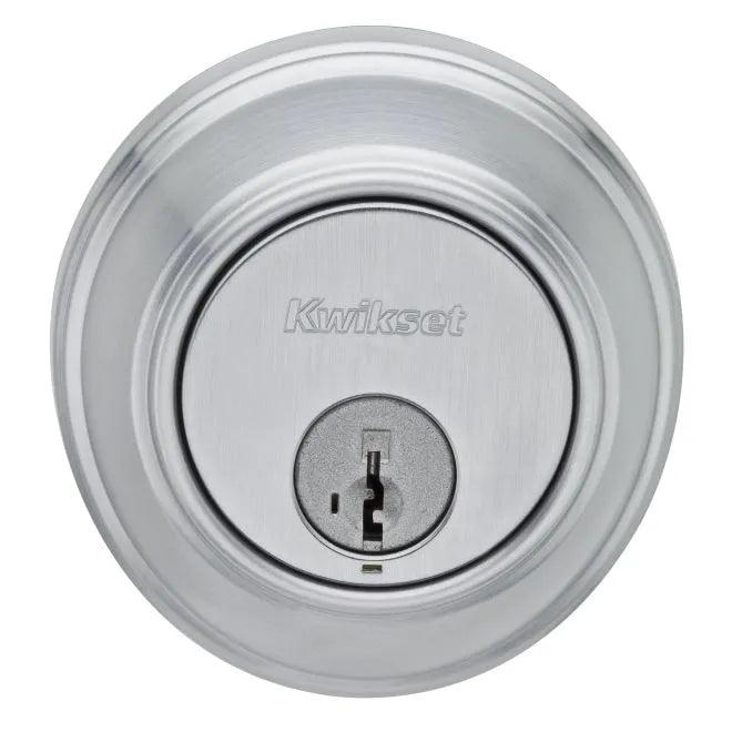 Kwikset UL Key Control Deadbolt With SmartKey in Satin Chrome finish