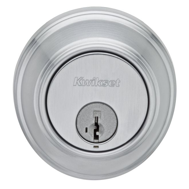 Kwikset UL Key Control Deadbolt With SmartKey in Satin Chrome finish
