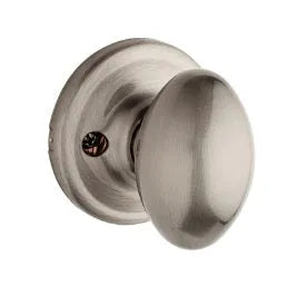Kwikset Aliso Knob Half Dummy in Satin Nickel finish