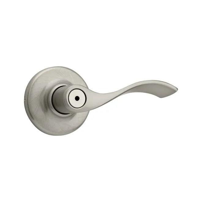 Kwikset Balboa Privacy Door Lever in Satin Nickel finish