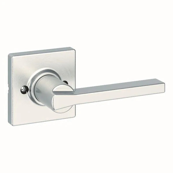 Kwikset Casey Lever Half Dummy With Square Rosette in Satin Nickel finish