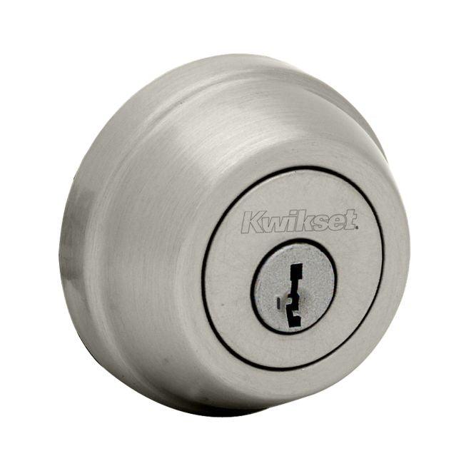 Kwikset Double Cylinder Deadbolt With SmartKey in Satin Nickel finish