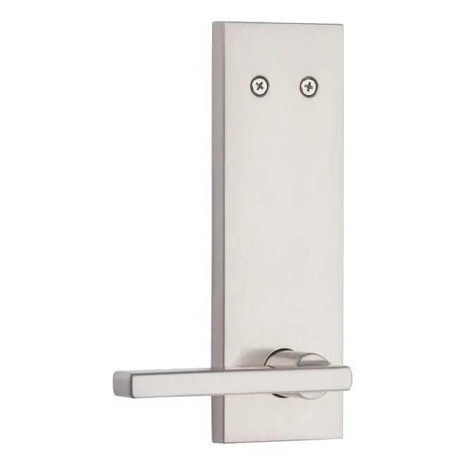 Kwikset Dummy Interior Halifax Lever Trim With Square Full Escutcheon - Exterior Trim Sold Separately in Satin Nickel finish