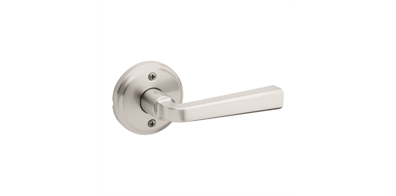 Kwikset Half Dummy Trafford Lever in Satin Nickel finish