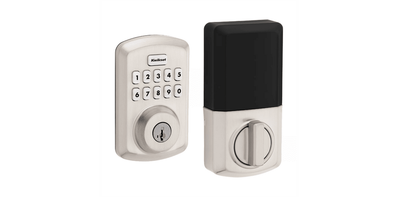 Kwikset Powerbolt 250 Transitional Keypad Electronic Lock with SmartKey in Satin Nickel finish