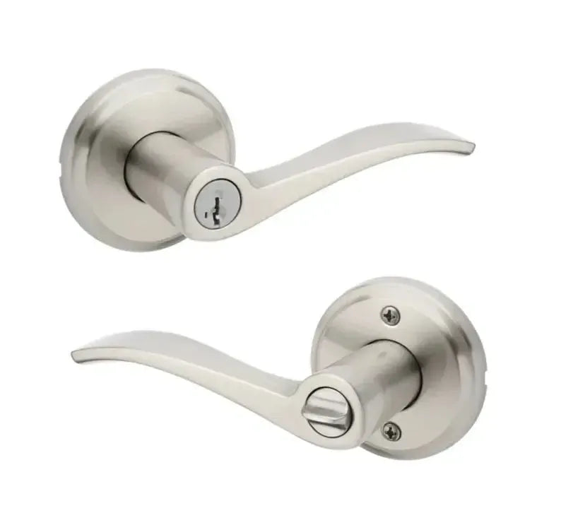 Kwikset Sedona Lever in Satin Nickel finish