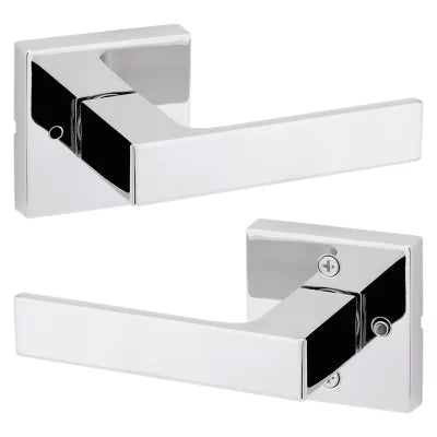Kwikset Singapore Lever with Square Rosette