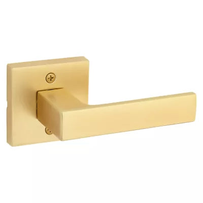 Kwikset Singapore Lever with Square Rosette