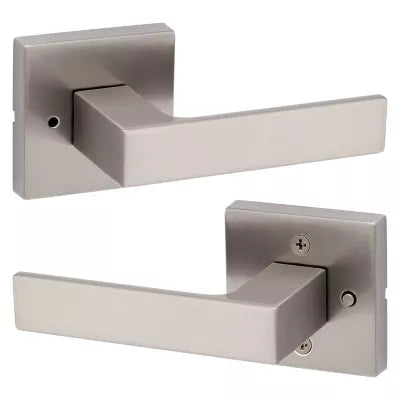 Kwikset Singapore Lever with Square Rosette
