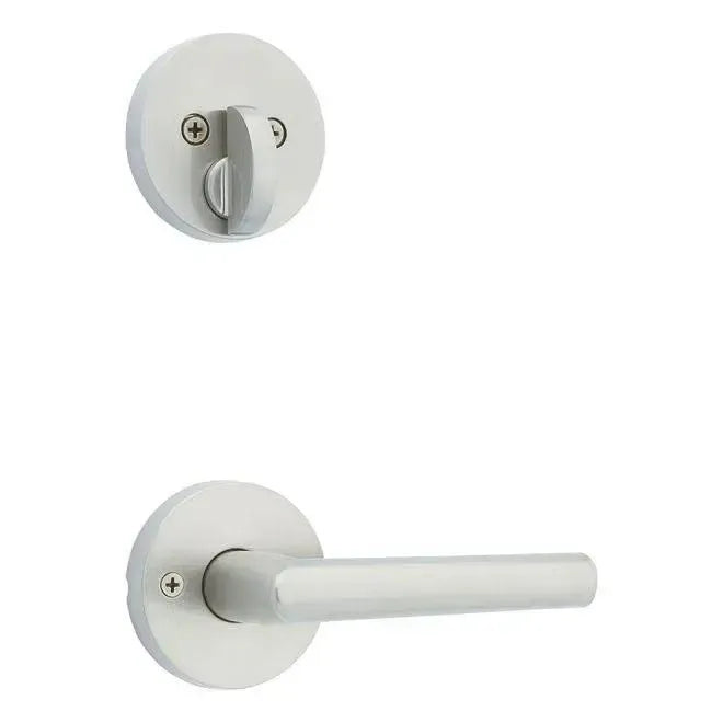 KwiksetKwikset Single Cylinder Interior Milan Lever Trim With Round Rosette - Exterior Trim Sold Separately in 