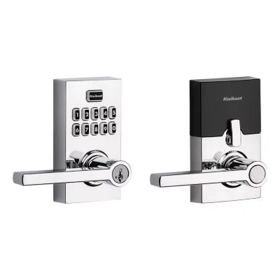 Kwikset Smartcode Keypad Electronic with Halifax Lever with SmartKey