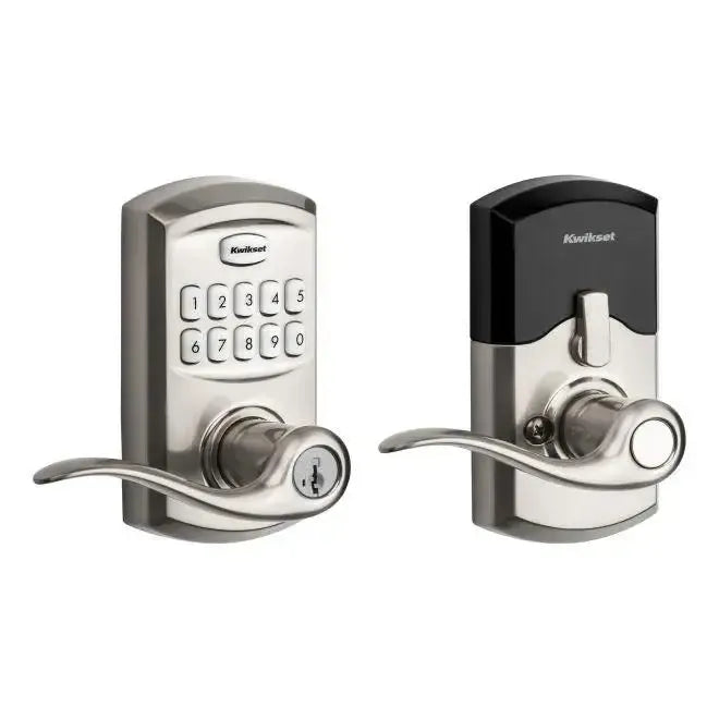 KwiksetKwikset Smartcode Keypad Electronic with Tustin Lever with SmartKey in 