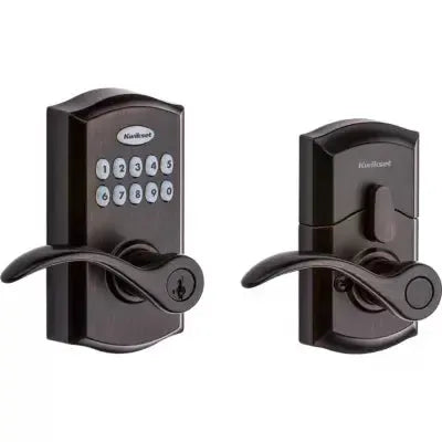 KwiksetKwikset SmartCode Light Commercial Electronic Pembroke Lever with SmartKey in 