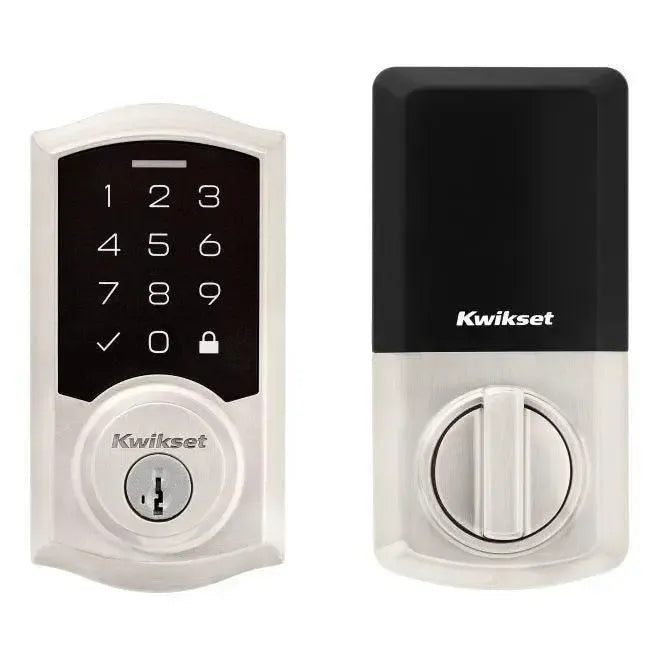 KwiksetKwikset Traditional SmartCode Touchpad Electronic Deadbolt With SmartKey in 