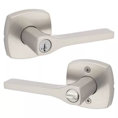 Kwikset Tripoli Lever with Midtown Rosette