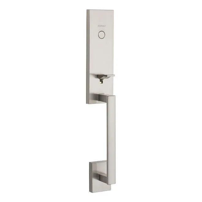 Kwikset Vancouver Dummy Exterior Handleset - Interior Trim Sold Separately in Satin Nickel finish