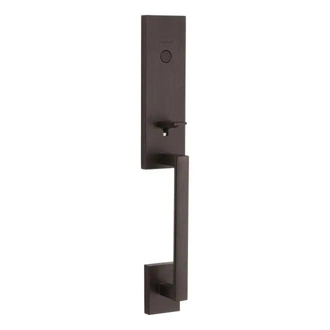 Kwikset Vancouver Dummy Exterior Handleset - Interior Trim Sold Separately in Venetian Bronze finish
