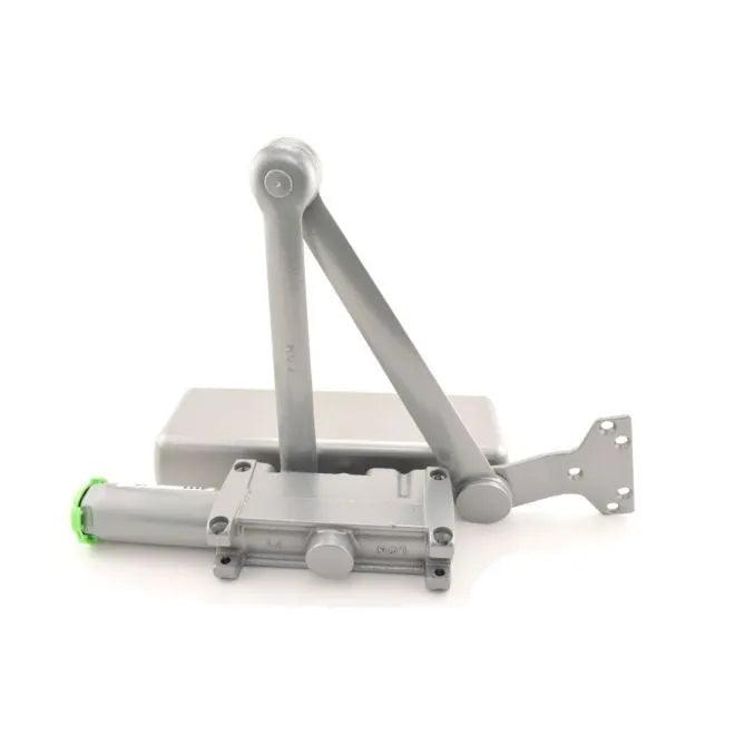 LCN LCN Right Hand Heavy Duty Parallel Arm Push Side Mount Adjustable 1-5 Door Closer With TBSRT Thru Bolts Aluminum