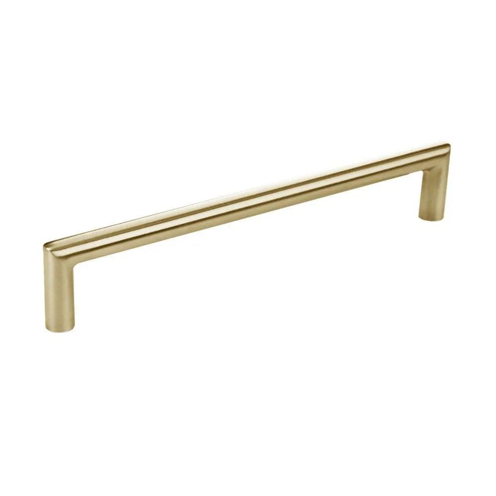 Linnea 155 Cabinet Pull - 100mm (3.94") CTC in Satin Brass finish