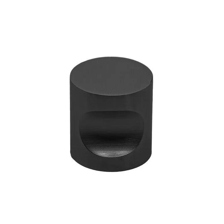 Linnea 19 Cabinet Pull - 19mm (.75") Diameter in Satin Black finish