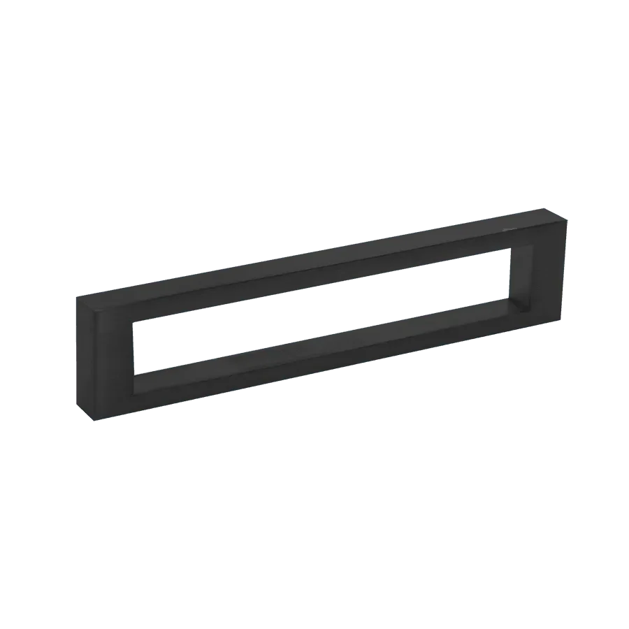 Linnea 3080 Cabinet Pull - 88mm (3.46") CTC in Satin Black finish