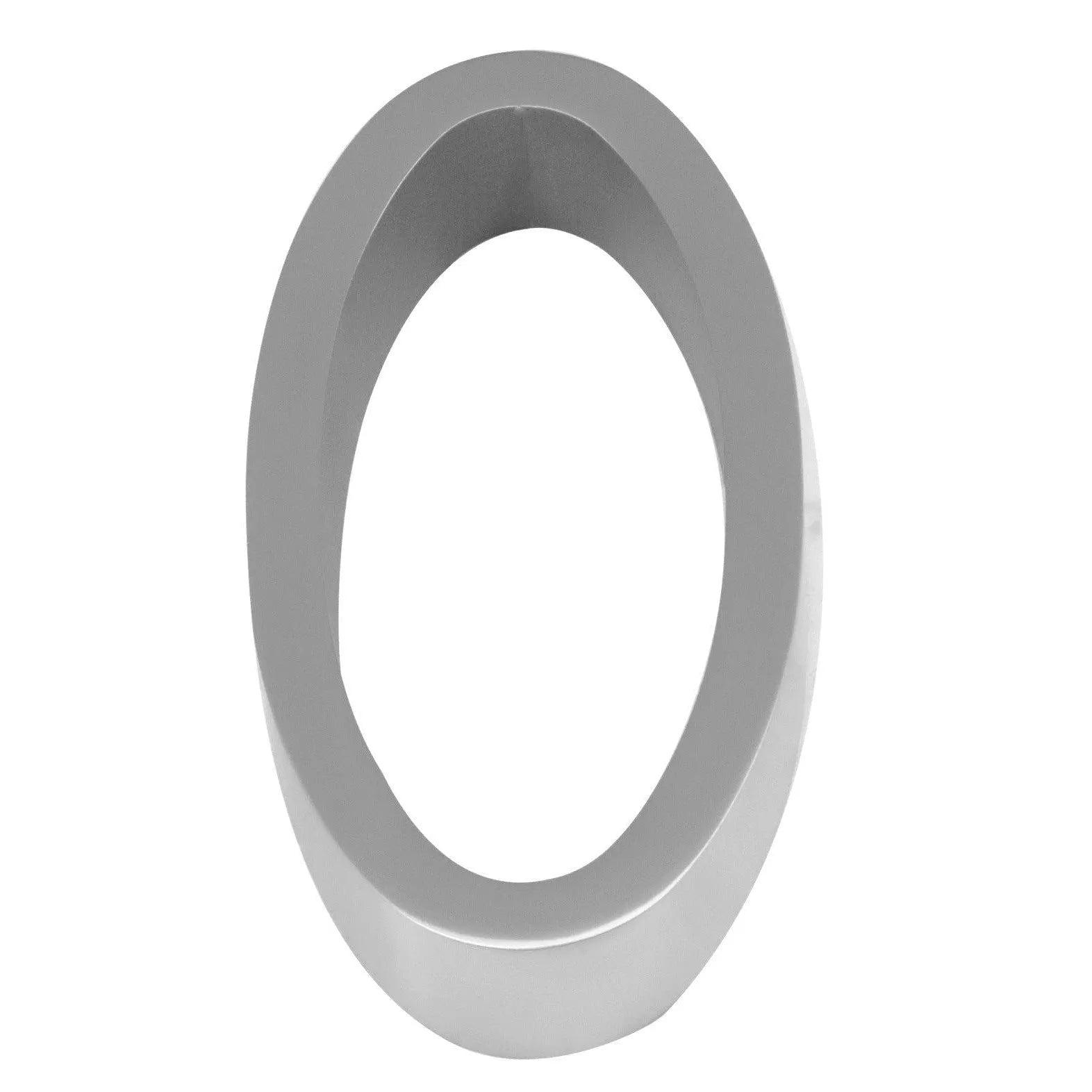 Linnea 5" High Address Number 0 in Satin Stainless Steel finish