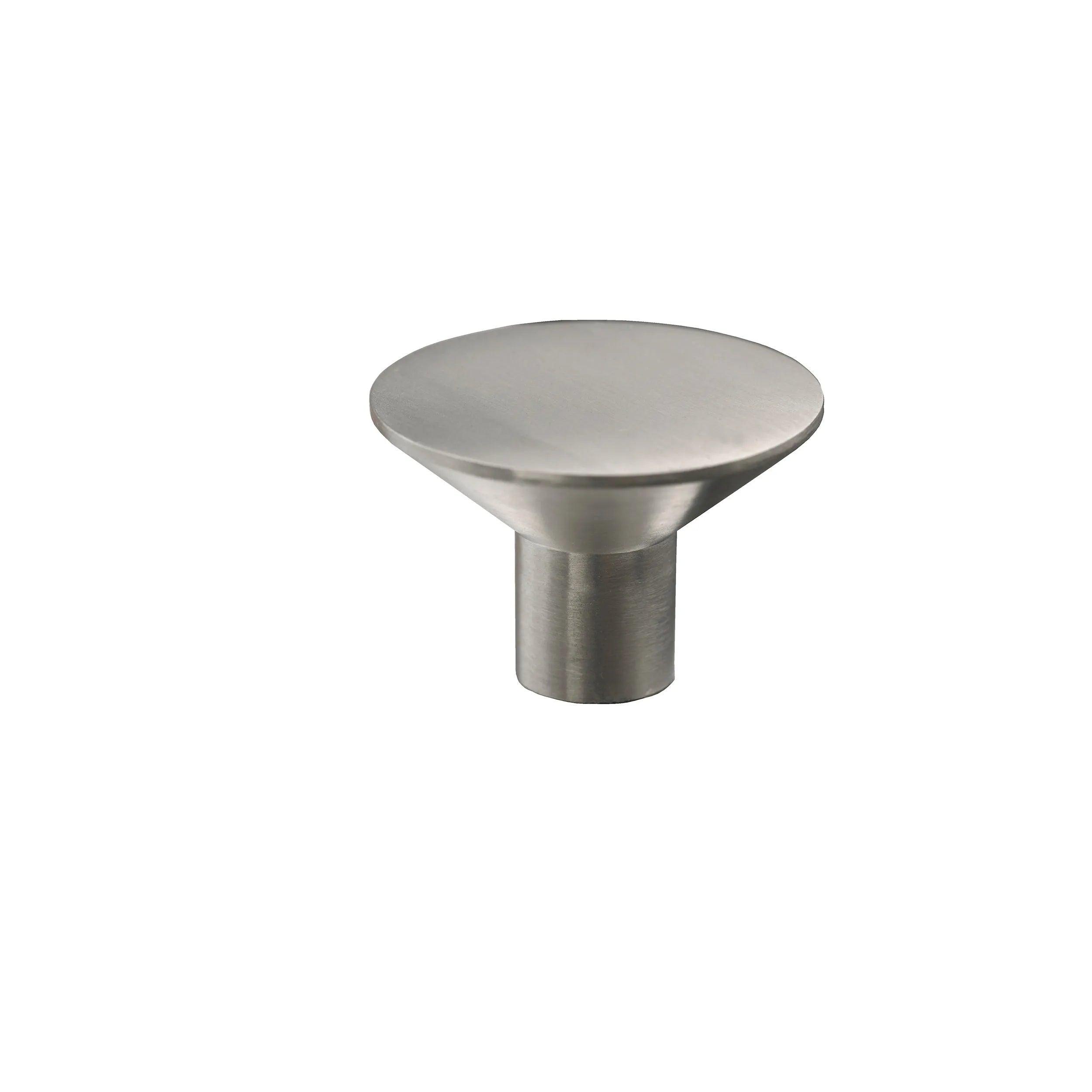 Linnea 7 Cabinet Knob - 33mm (1.3") Diameter in Satin Stainless Steel finish