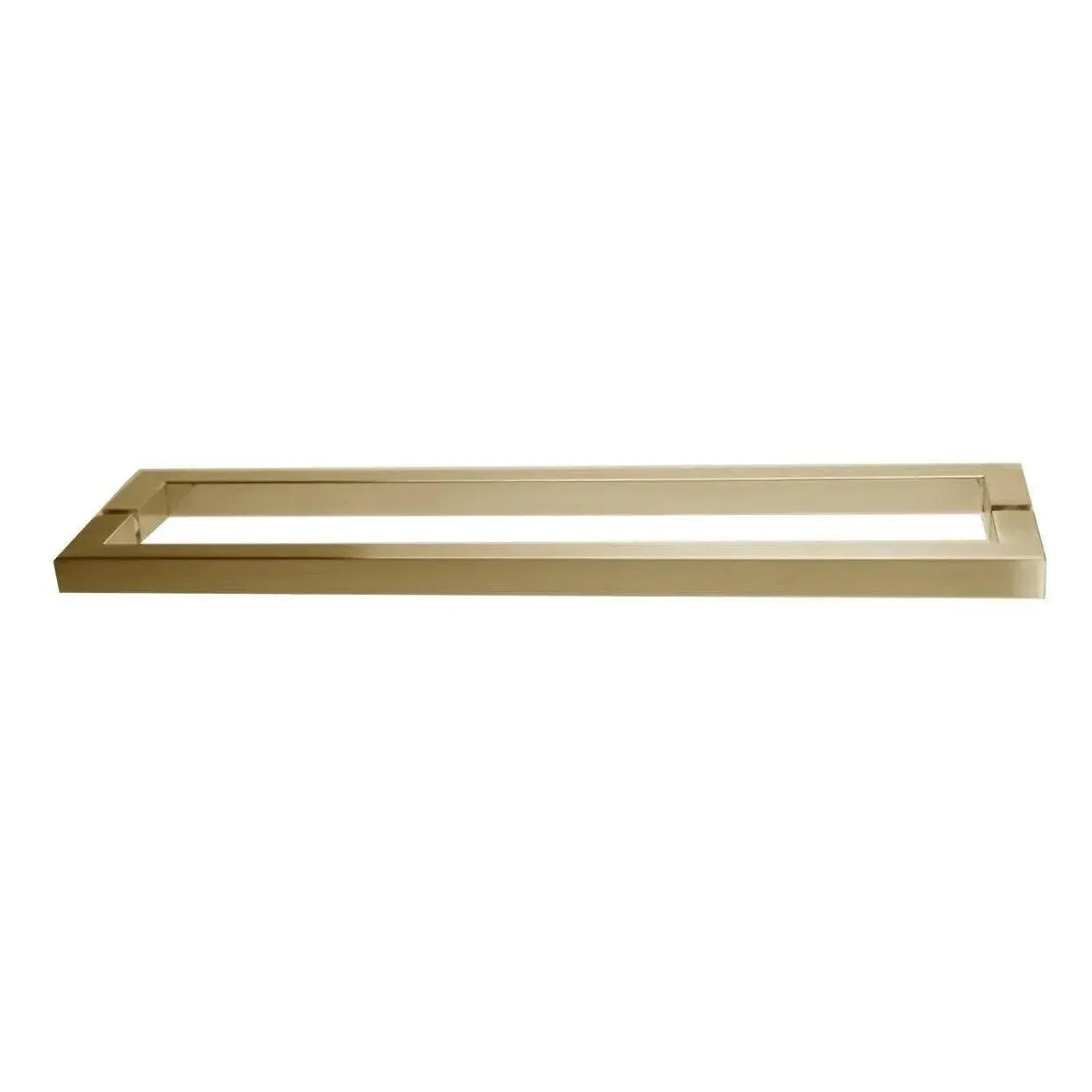Linnea AP-244 Back-to-Back Handle Appliance Pull, Wood Mounting in Satin Brass finish