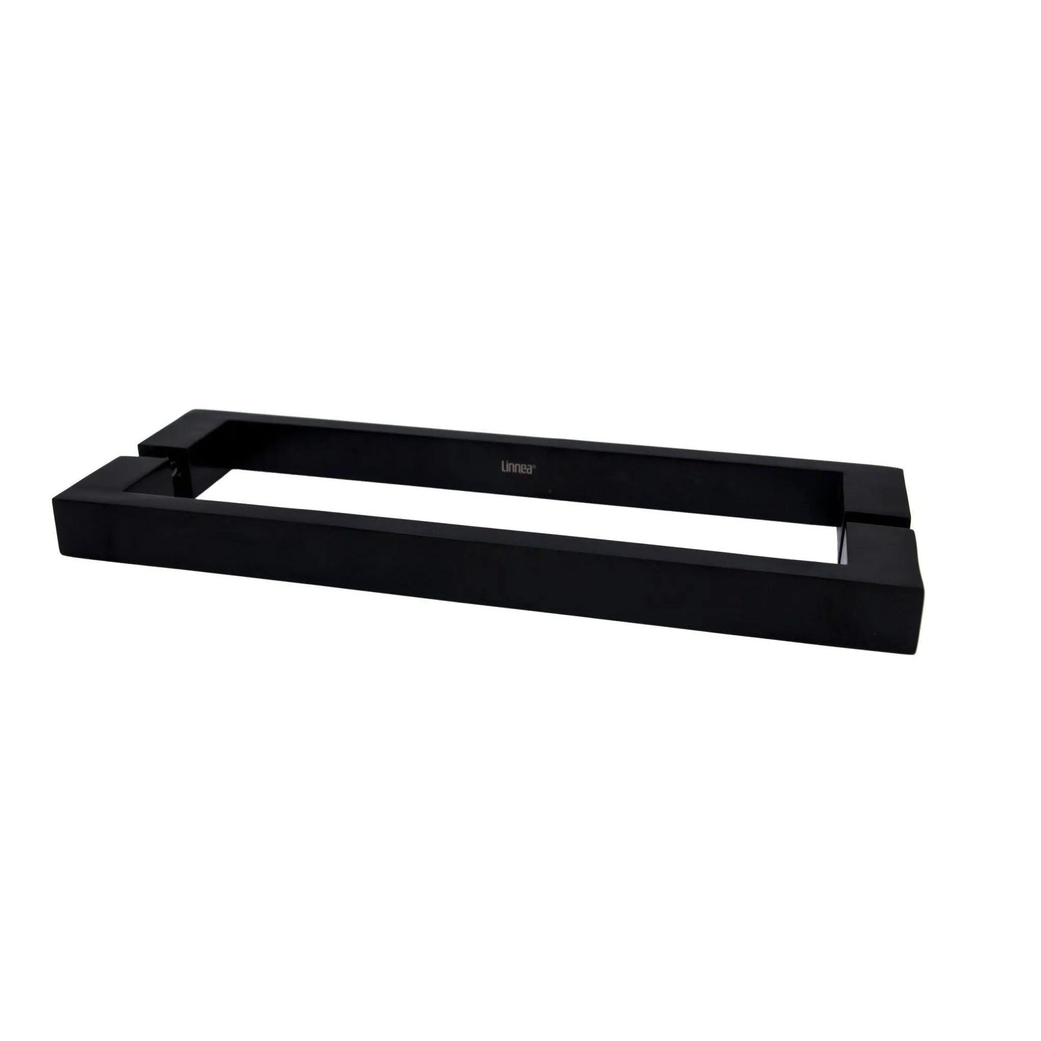Linnea AP-2525 Back to Back Handle Appliance Pull, 23.62" Center to Center, Wood Mounting Satin Black