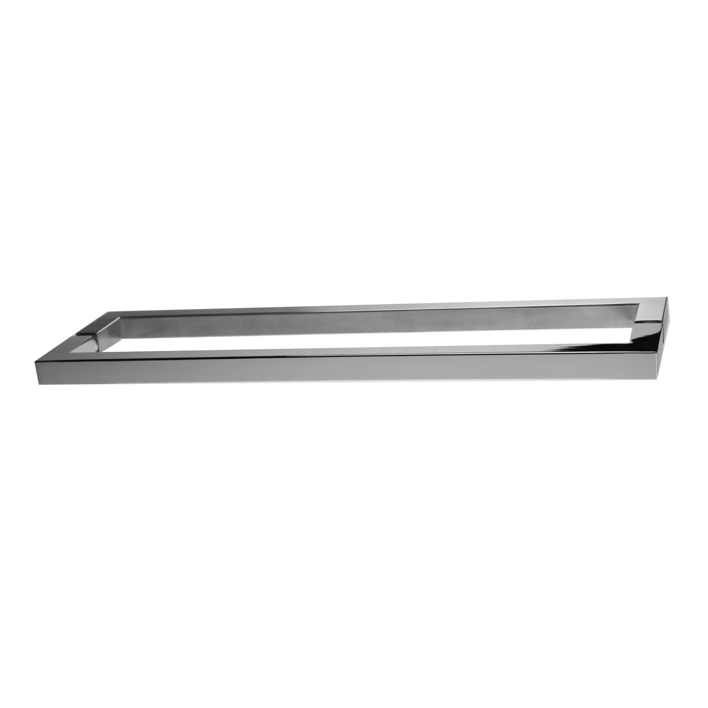 Linnea AP-2525 Back to Back Handle Appliance Pull, Glass Mounting in Polished Stainless Steel finish